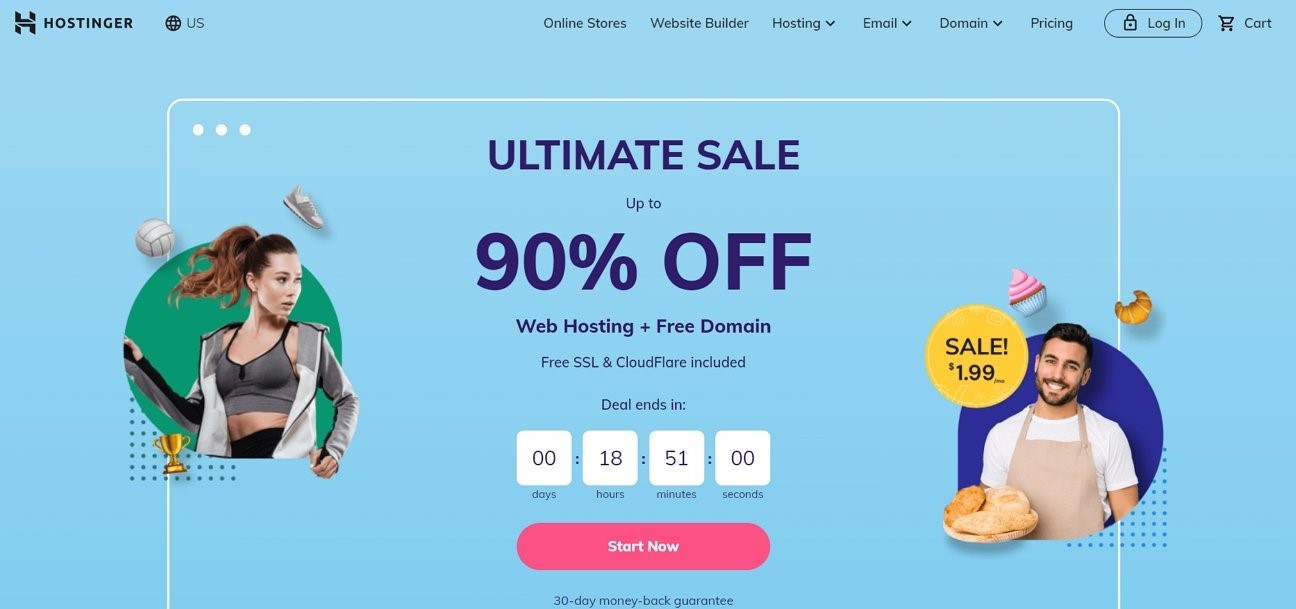 Hostinger Web Hosting Sale