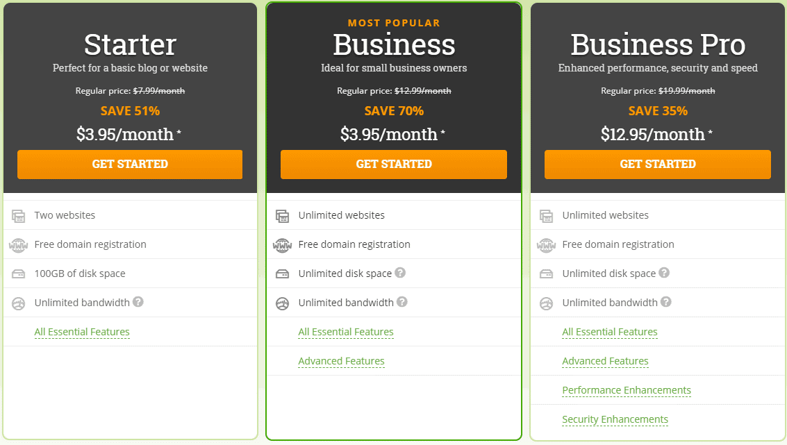 hostplapa hosting plans